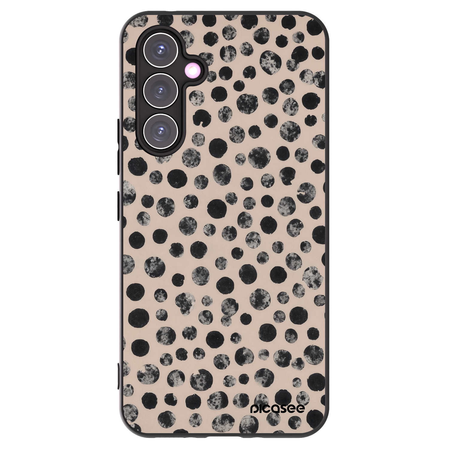 Picasee Samsung Galaxy A54 5G A546B Hülle - Schwarzes Silikon - Dots