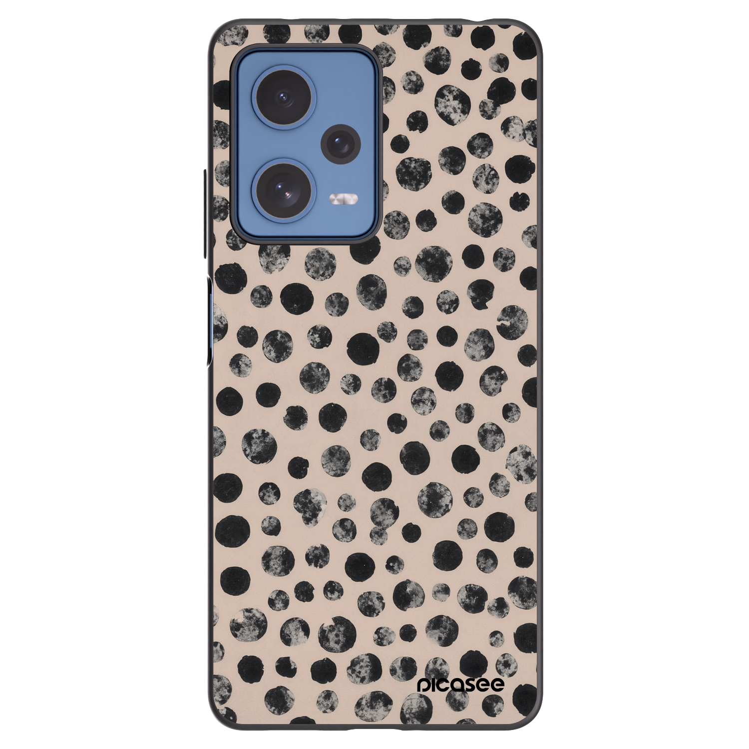 Picasee Xiaomi Redmi Note 12 Pro 5G Hülle - Schwarzes Silikon - Dots