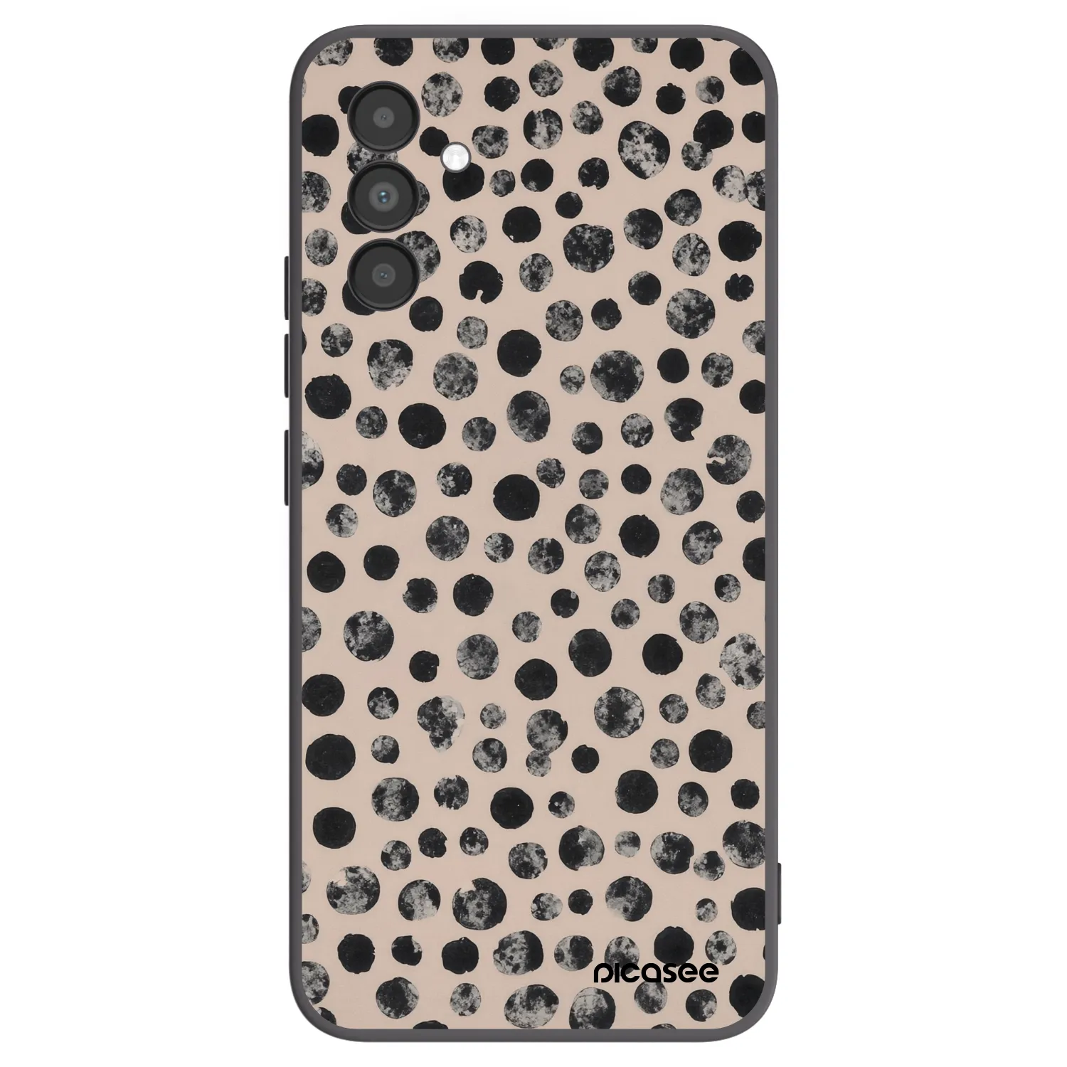 Picasee Samsung Galaxy A04s A047F Hülle - Schwarzes Silikon - Dots