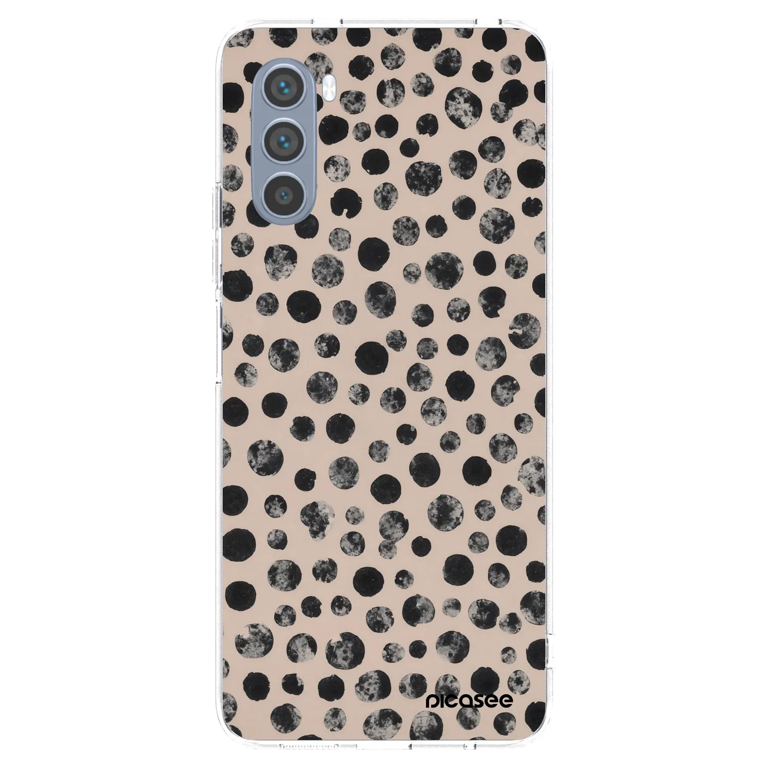 Picasee Motorola Moto G62 Hülle - Transparentes Silikon - Dots