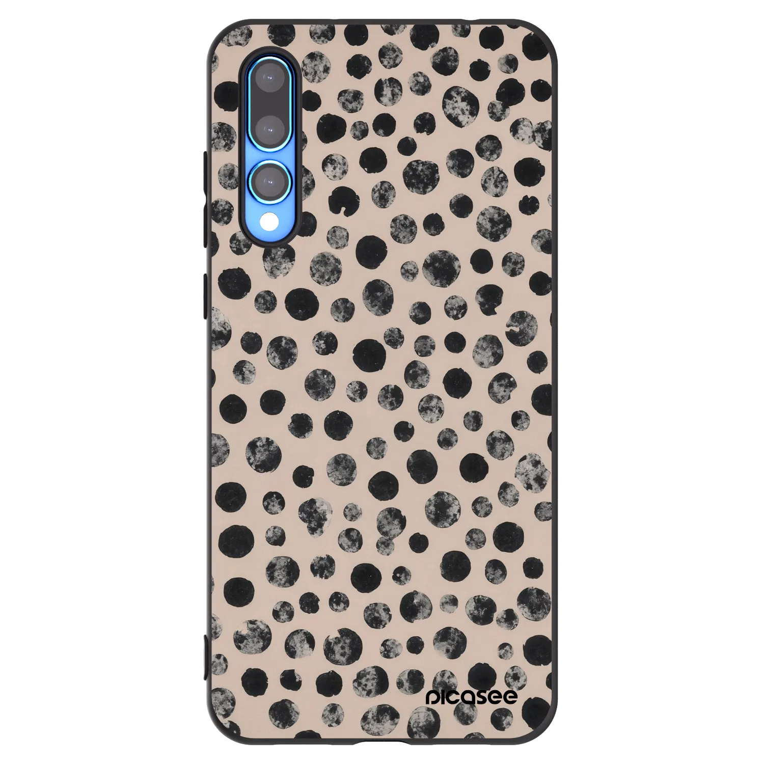Picasee Huawei P20 Pro Hülle - Schwarzes Silikon - Dots