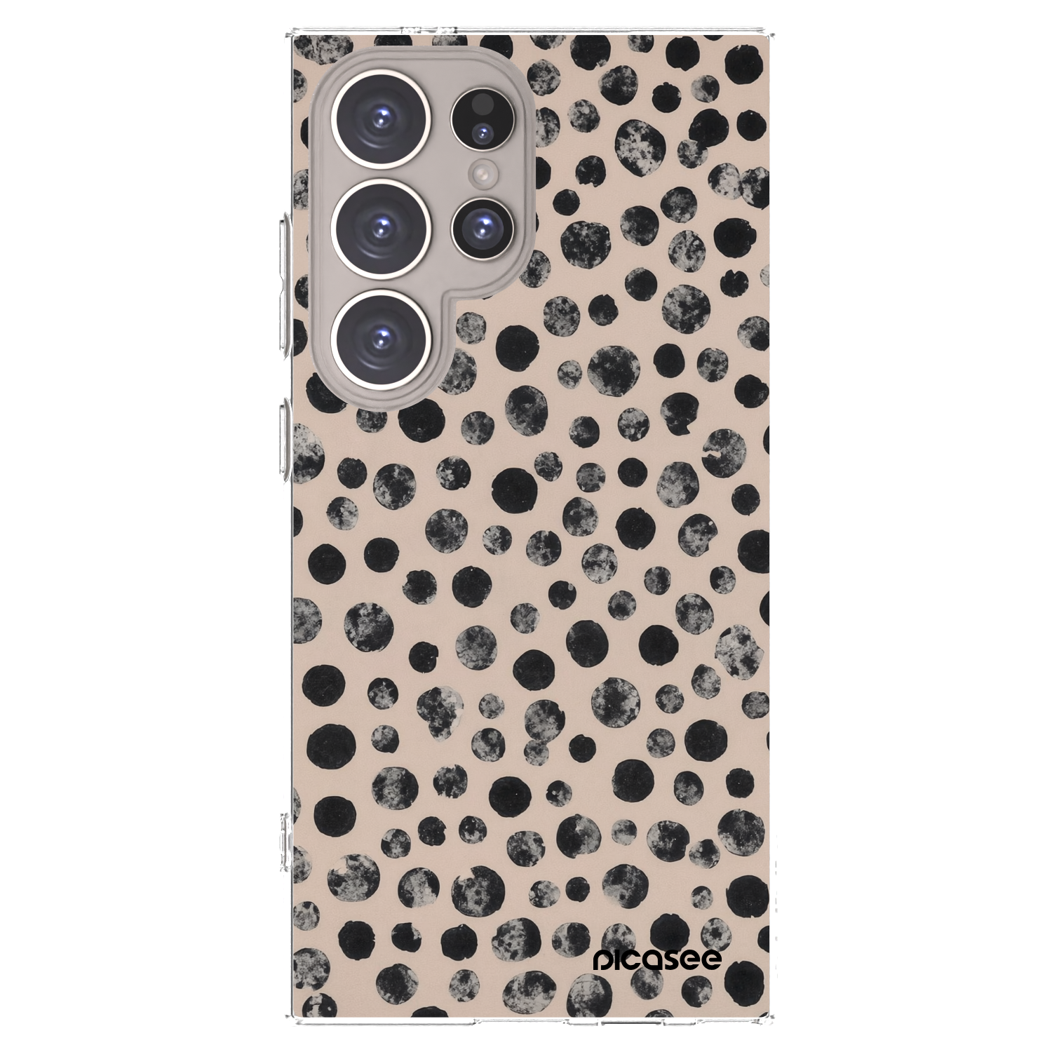 Picasee Samsung Galaxy S24 Ultra S928B 5G Hülle - Transparentes Silikon - Dots