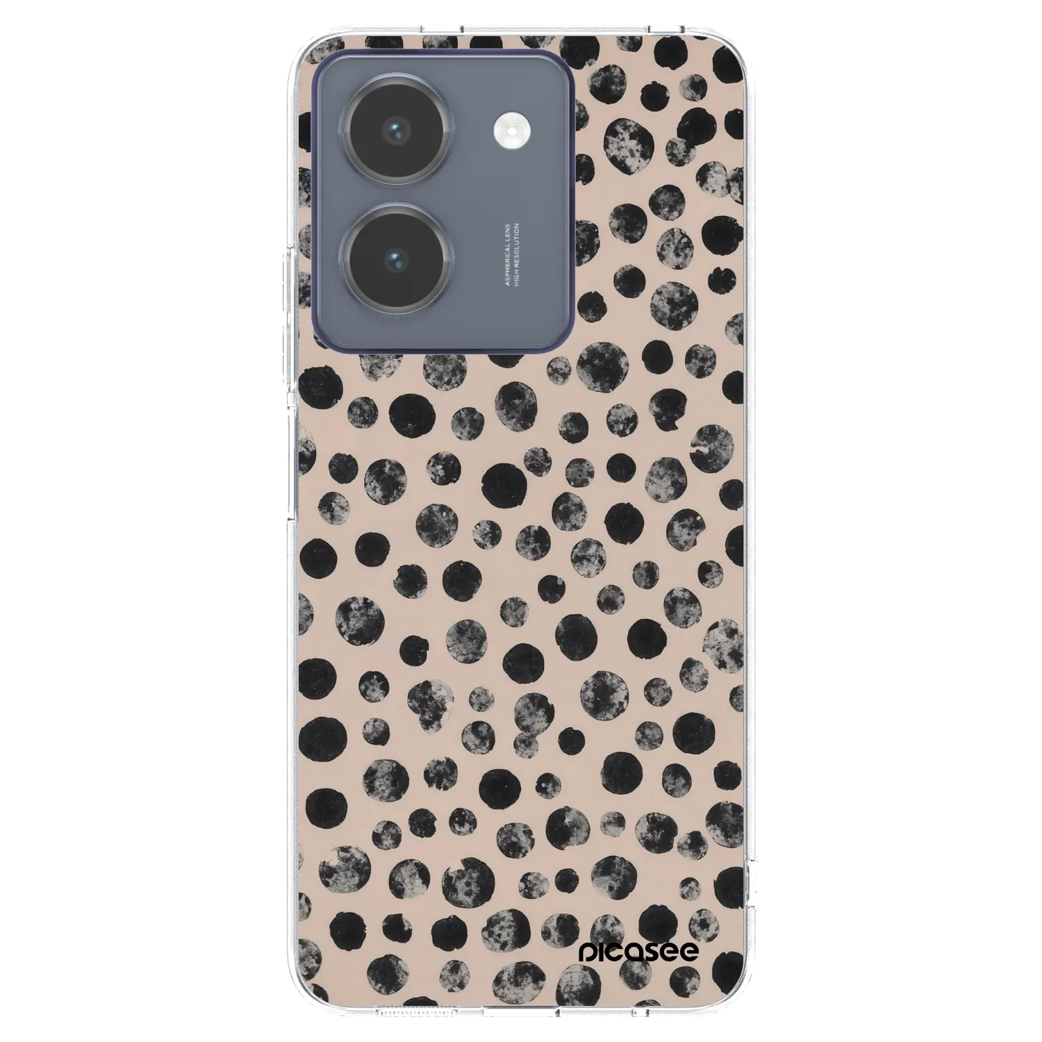 Picasee Vivo Y36 4G Hülle - Transparentes Silikon - Dots