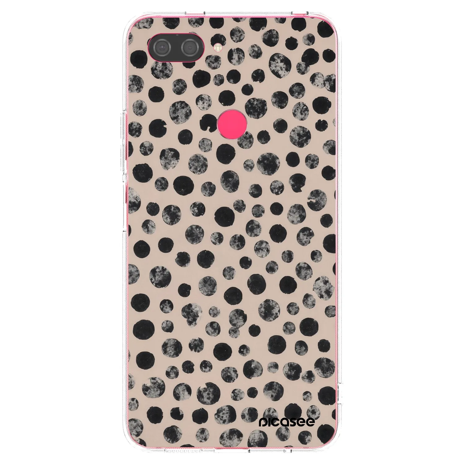 Picasee Xiaomi Mi 8 Lite Hülle - Transparentes Silikon - Dots