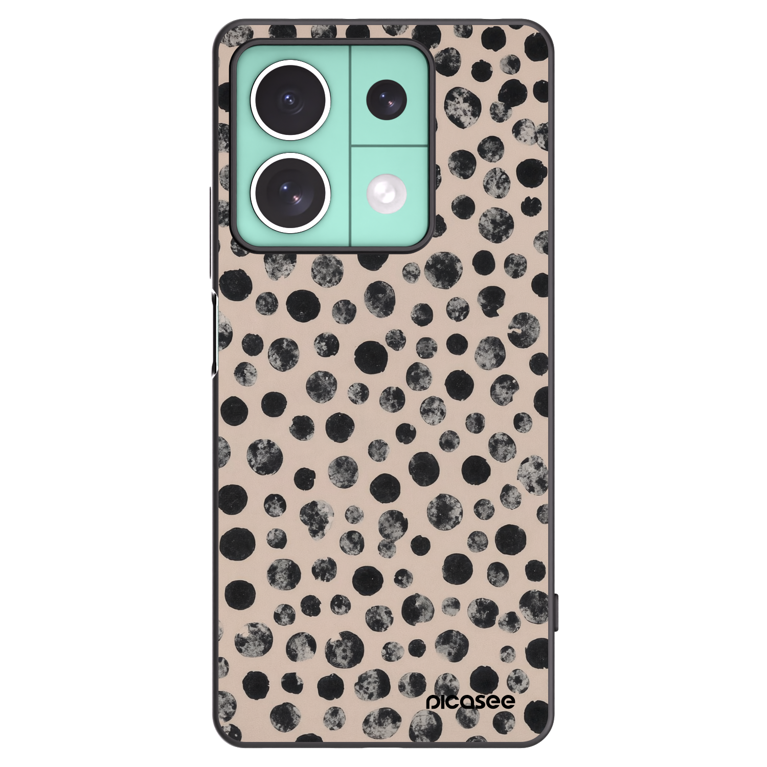 Picasee Xiaomi Redmi Note 13 5G Hülle - Schwarzes Silikon - Dots