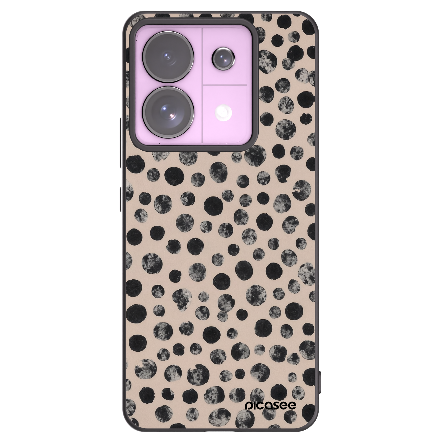 Picasee Xiaomi Redmi Note 13 Pro 5G Hülle - Schwarzes Silikon - Dots