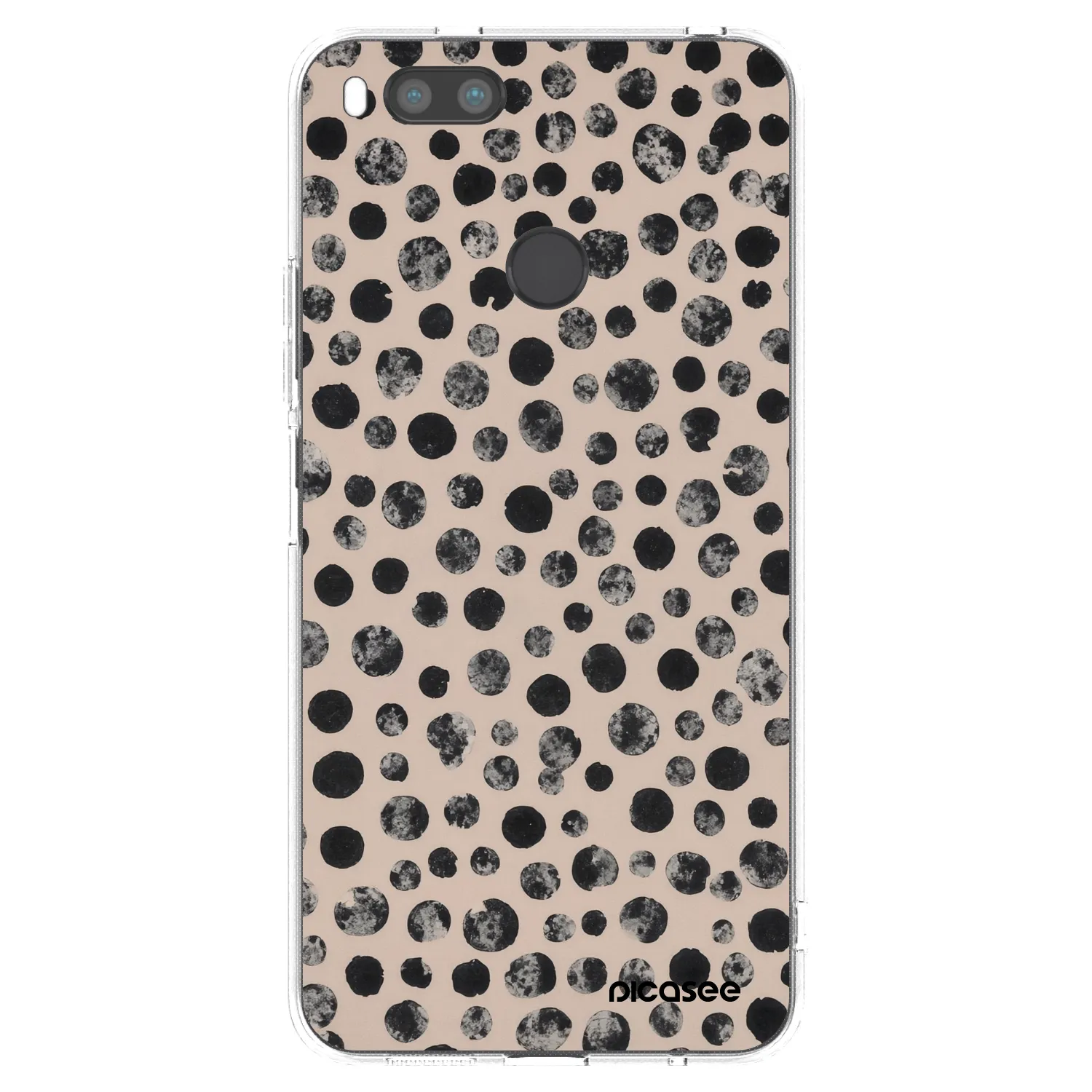 Picasee Xiaomi Mi A1 Global Hülle - Transparentes Silikon - Dots