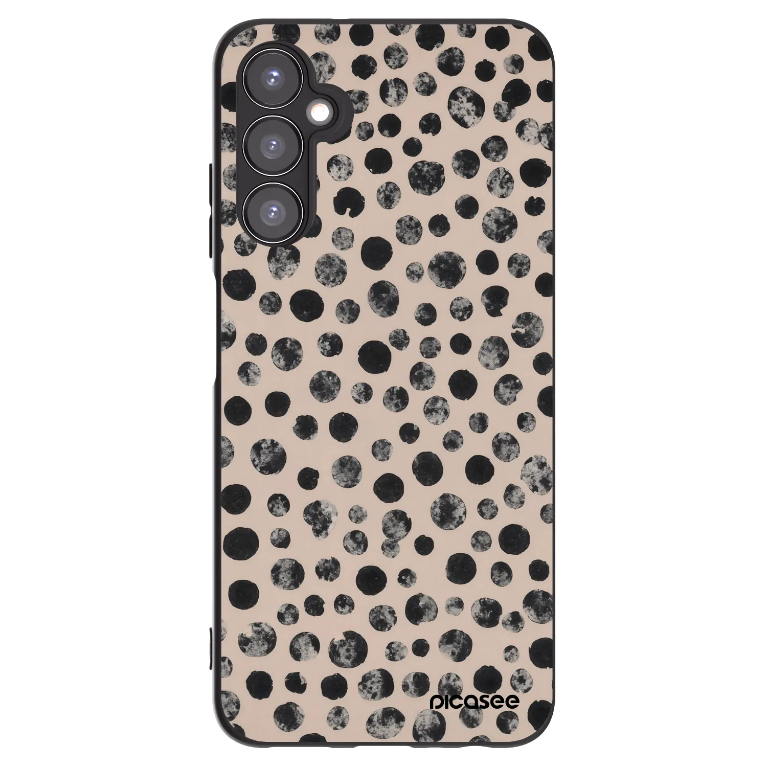 Picasee Samsung Galaxy A05s A057G Hülle - Schwarzes Silikon - Dots