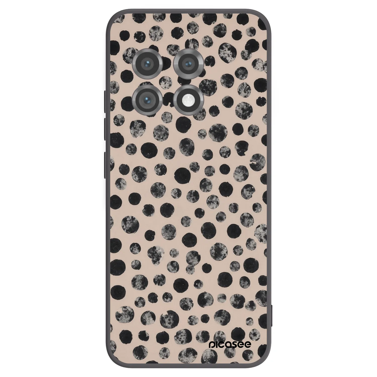 Picasee OnePlus 11 5G Hülle - Schwarzes Silikon - Dots