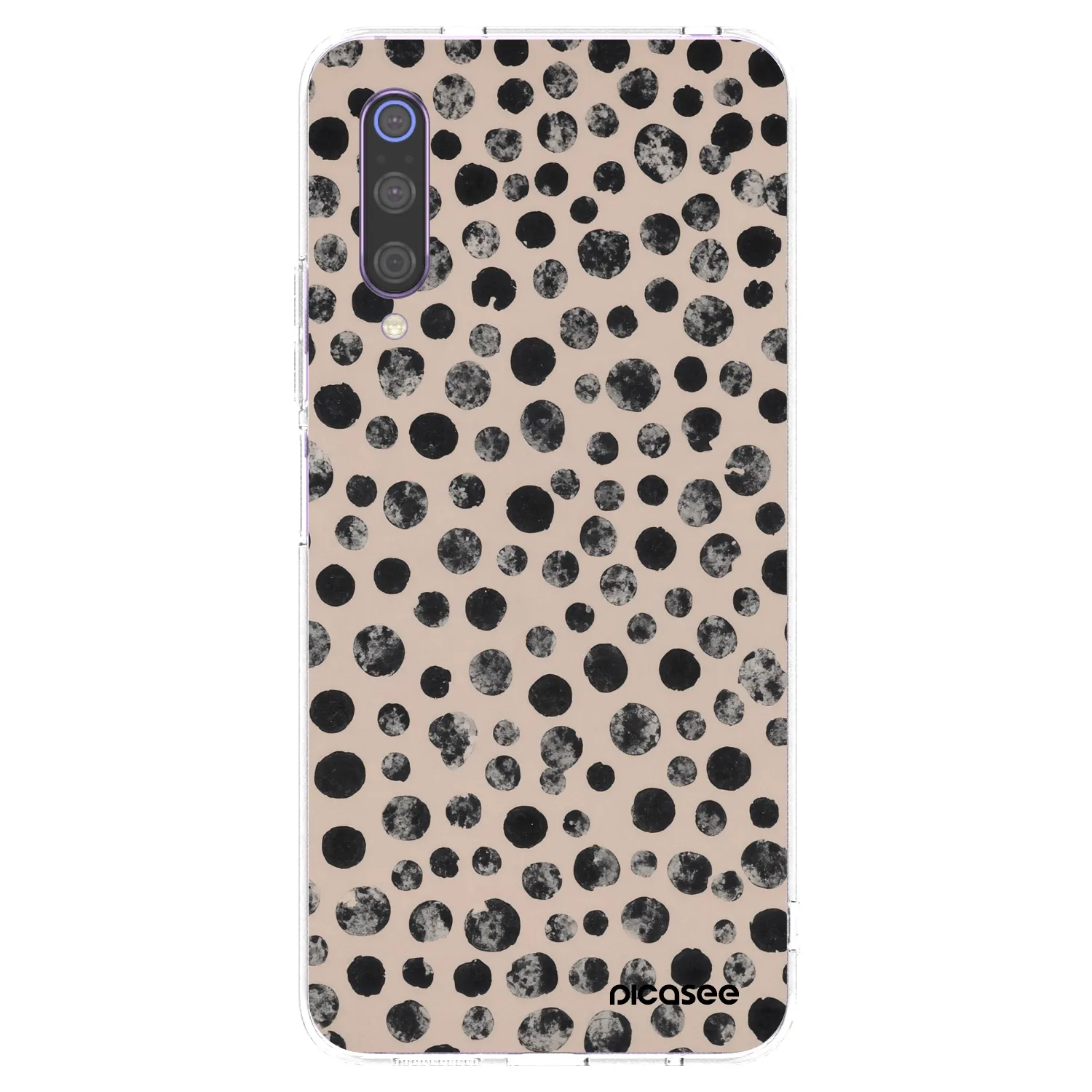 Picasee Xiaomi Mi 9 Hülle - Transparentes Silikon - Dots