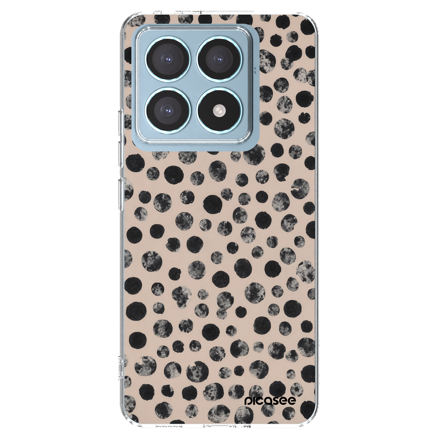 Picasee Xiaomi 14T Pro Hülle - Transparentes Silikon - Dots