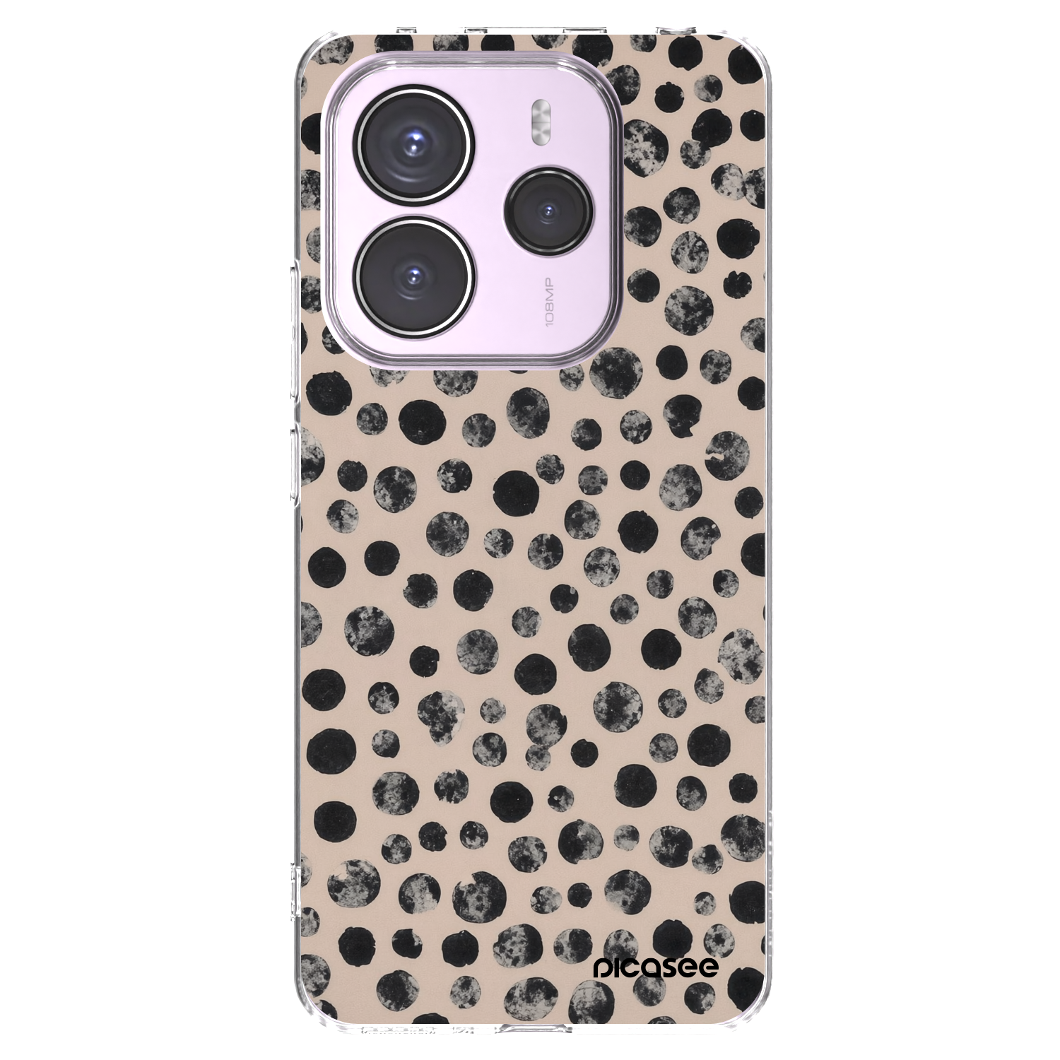 Picasee Xiaomi Redmi Note 14 5G Hülle - Transparentes Silikon - Dots