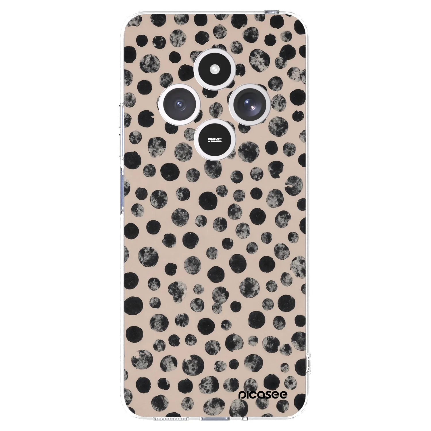 Picasee Xiaomi Redmi 14C Hülle - Transparentes Silikon - Dots