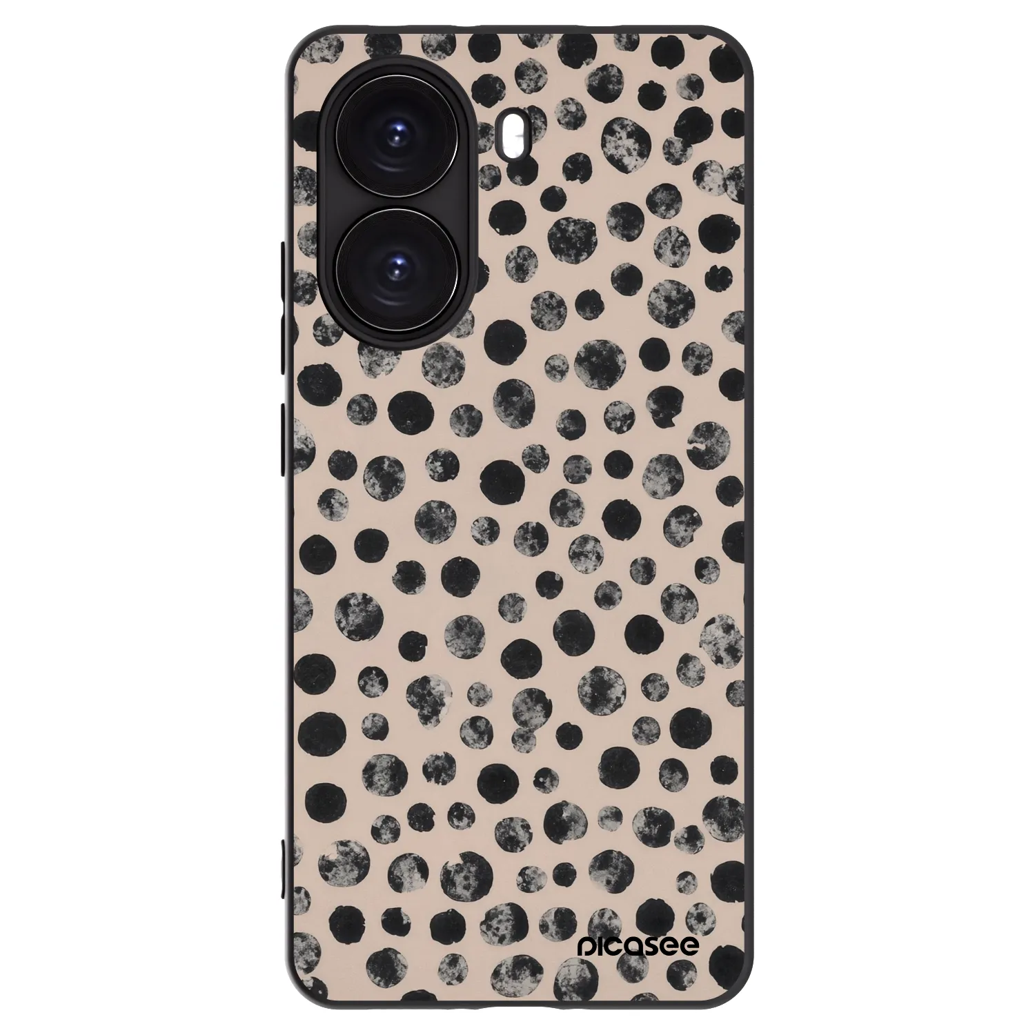 Picasee Xiaomi Poco X7 Pro 5G Hülle - Schwarzes Silikon - Dots