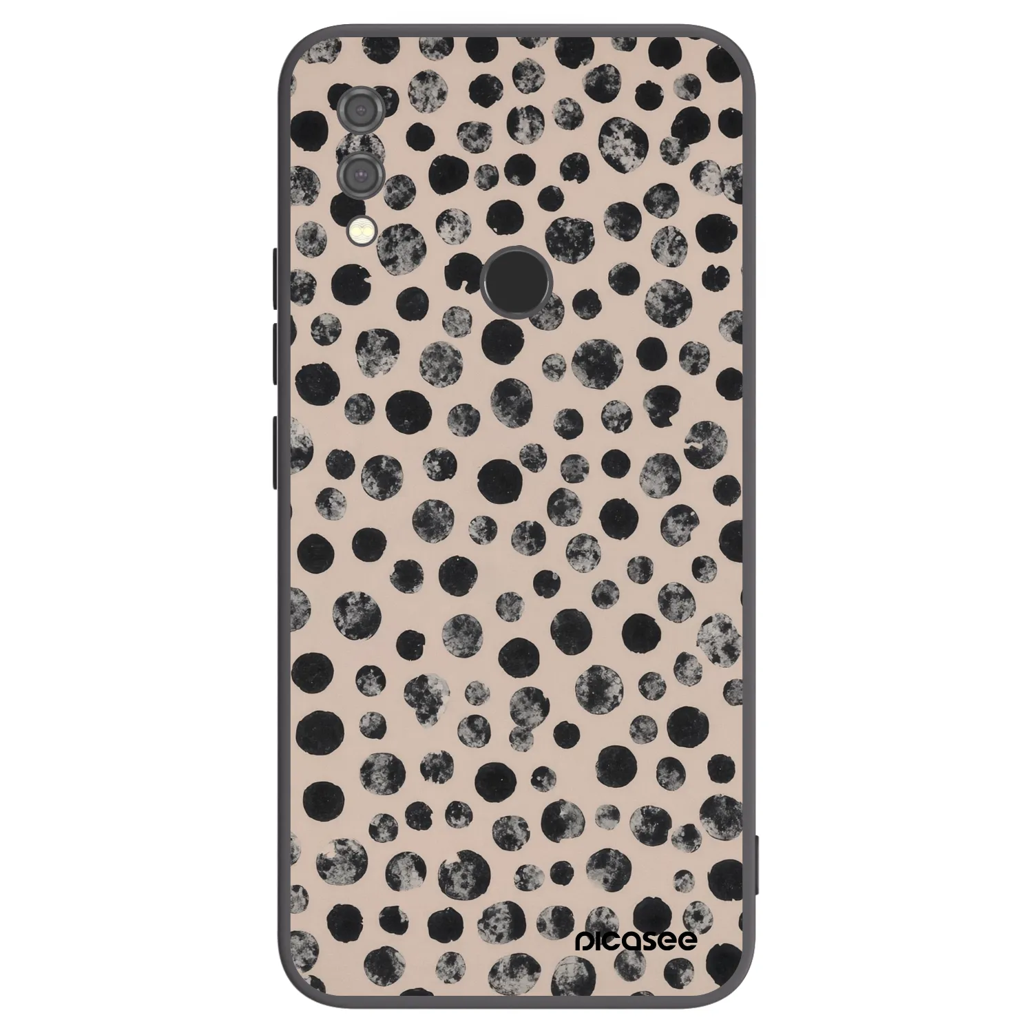 Picasee Xiaomi Redmi Note 7 Hülle - Schwarzes Silikon - Dots