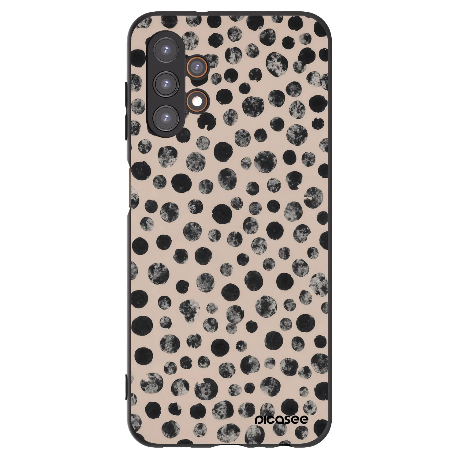 Picasee Samsung Galaxy A13 5G Hülle - Schwarzes Silikon - Dots