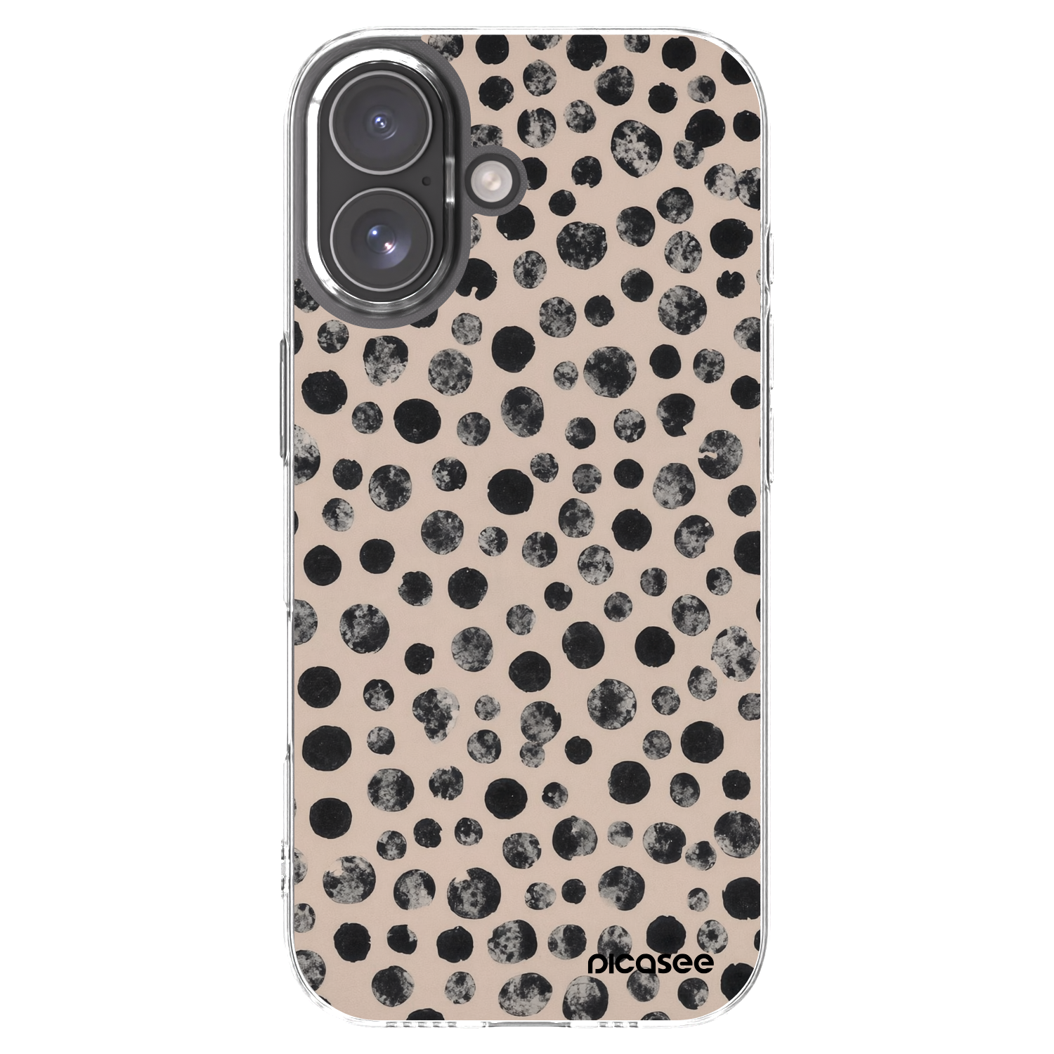 Picasee Apple iPhone 17 Hülle - Transparentes Silikon - Dots