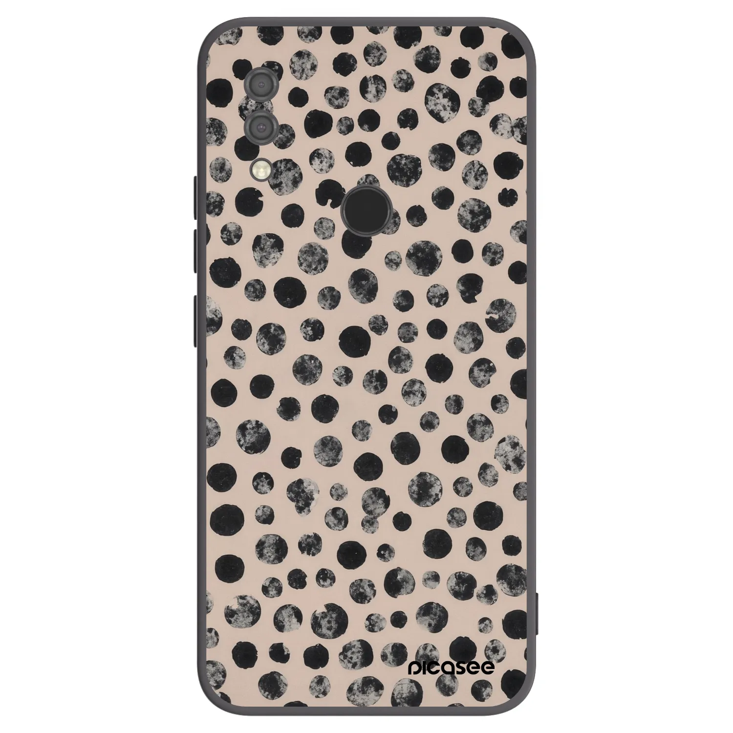 Picasee Xiaomi Redmi 7 Hülle - Schwarzes Silikon - Dots