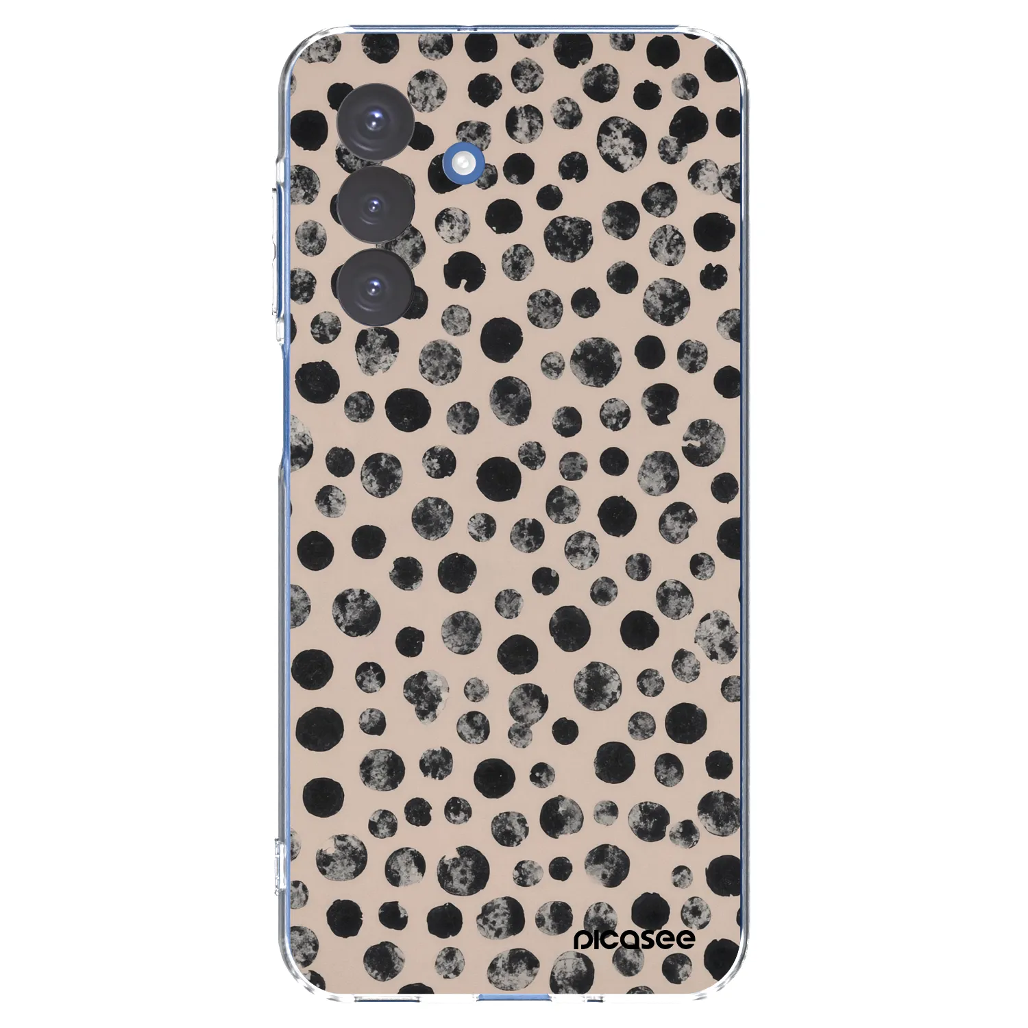 Picasee Samsung Galaxy A17 5G Hülle - Transparentes Silikon - Dots