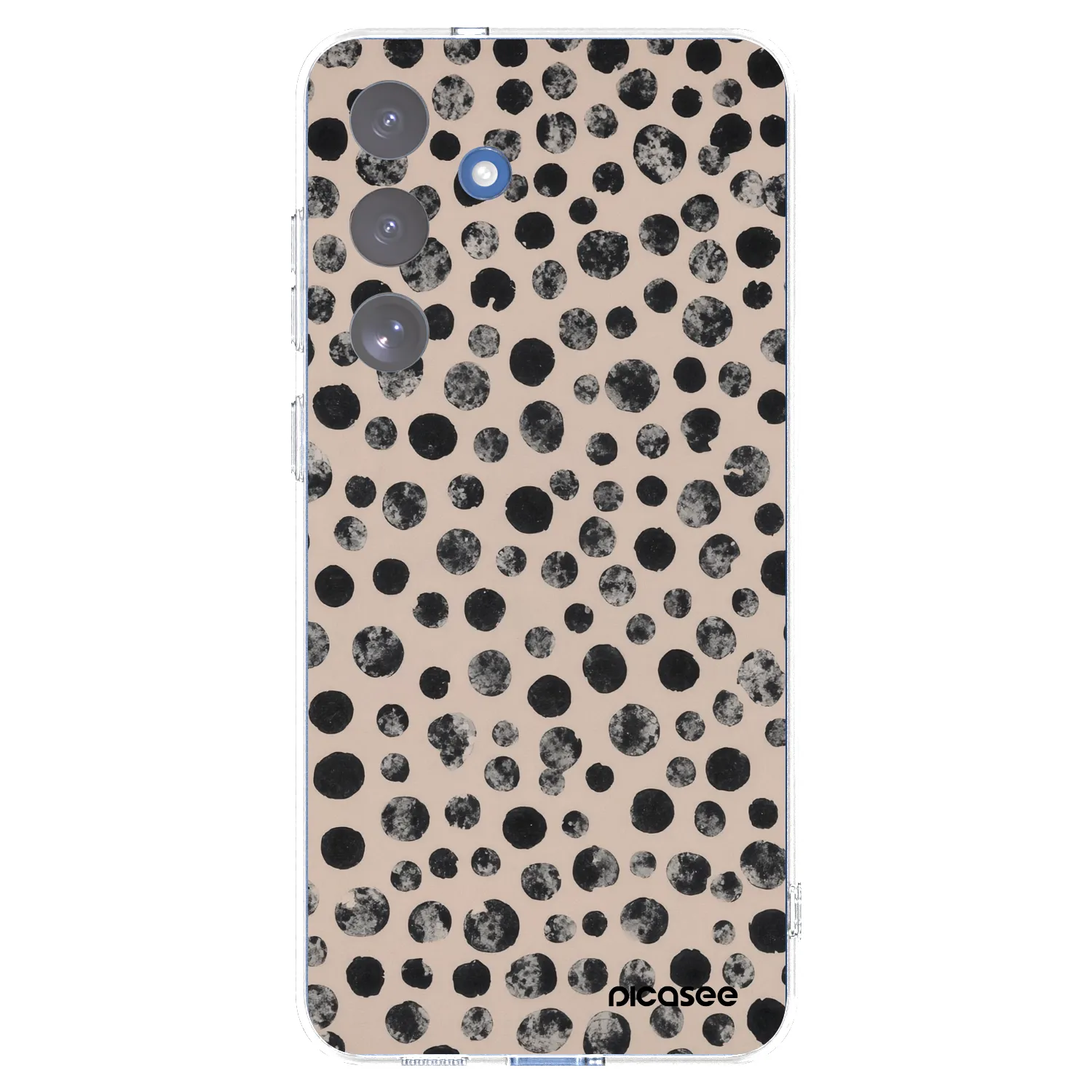 Picasee Samsung Galaxy S25 FE 5G Hülle - Transparentes Silikon - Dots