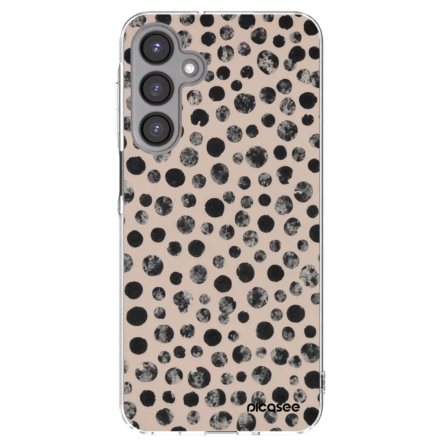 Picasee Samsung Galaxy A16 4G Hülle - Transparentes Silikon - Dots