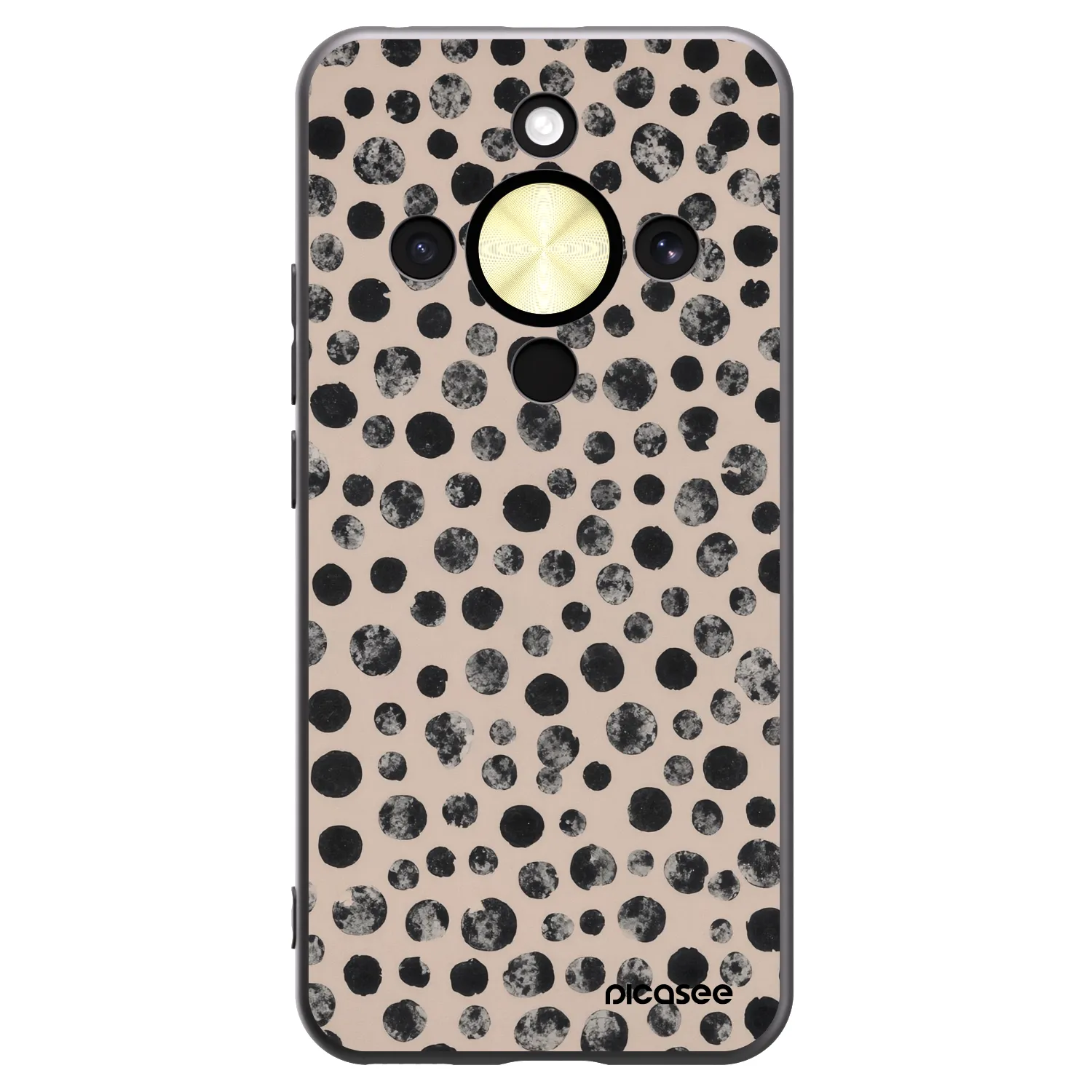 Picasee Honor Magic8 Lite 5G Hülle - Schwarzes Silikon - Dots