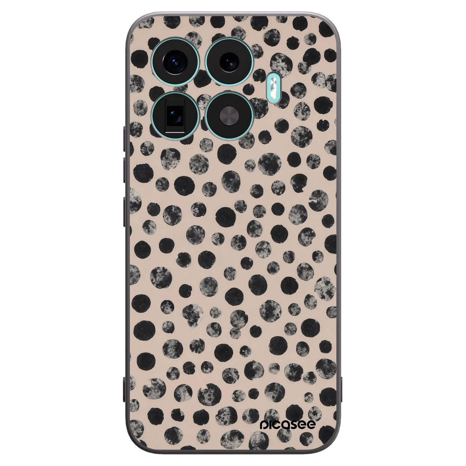 Picasee Xiaomi 17T Pro Hülle - Schwarzes Silikon - Dots