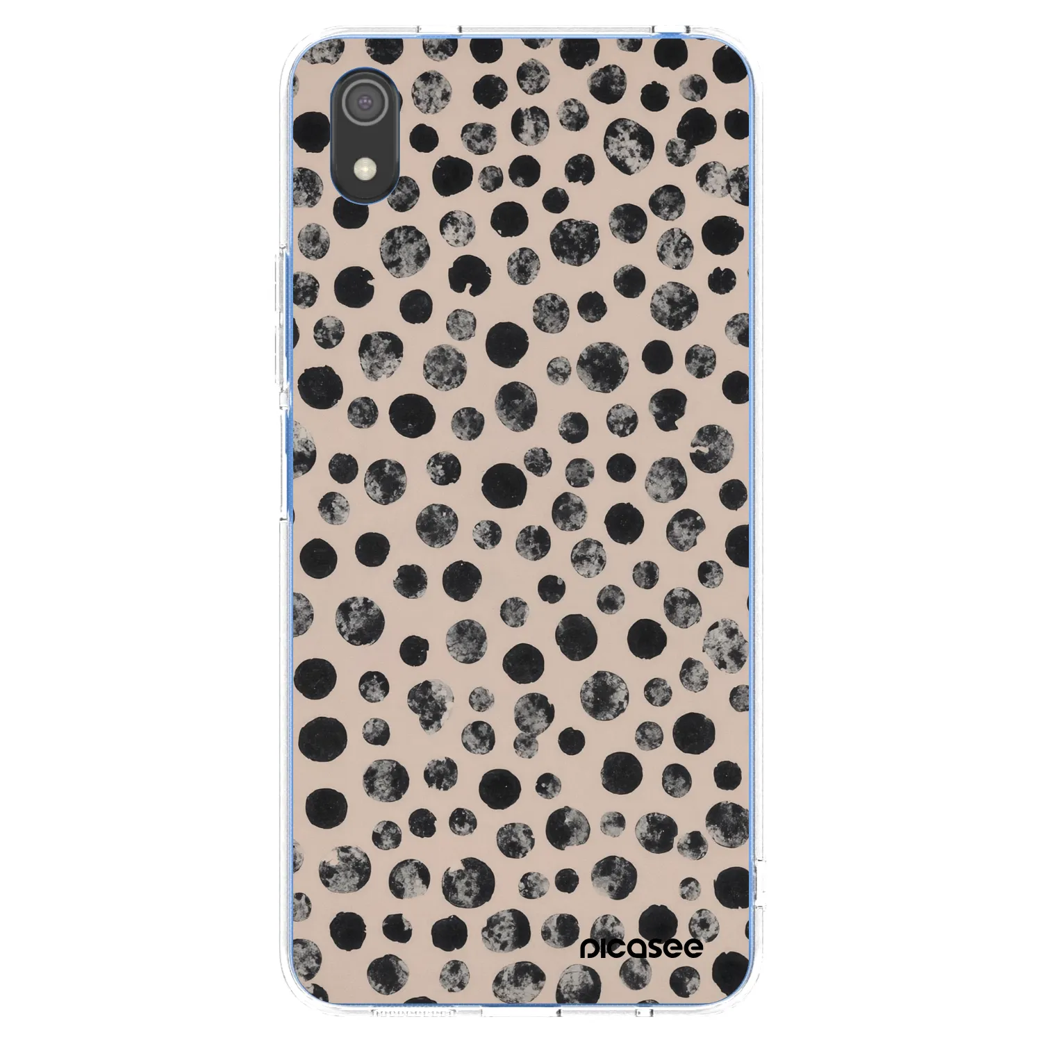 Picasee Xiaomi Redmi 7A Hülle - Transparentes Silikon - Dots