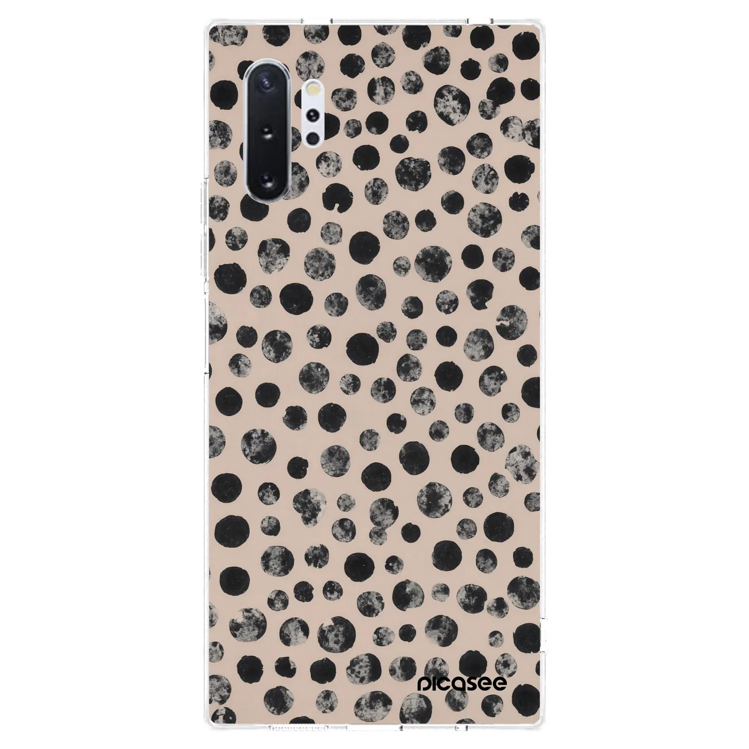 Picasee Samsung Galaxy Note 10+ N975F Hülle - Transparentes Silikon - Dots