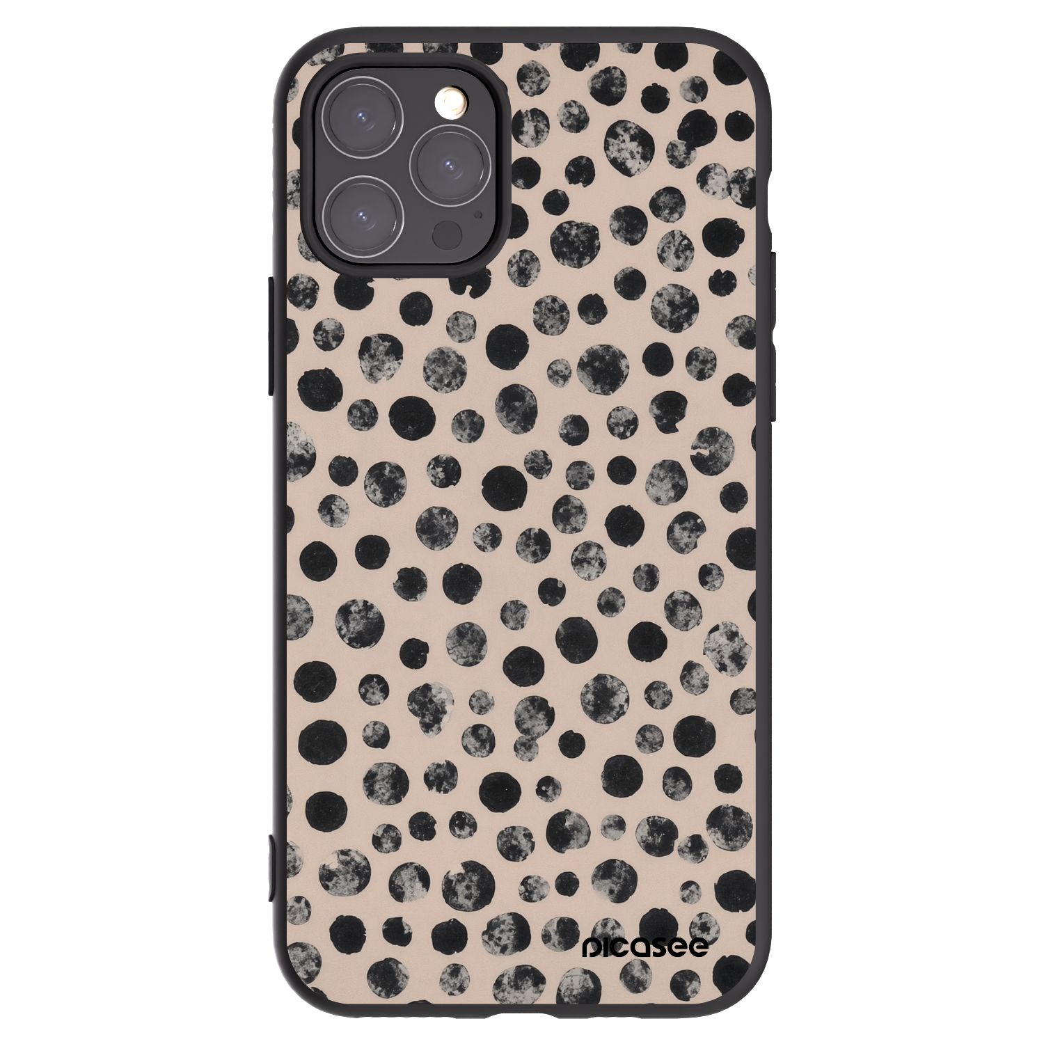 Picasee Apple iPhone 11 Pro Hülle - Schwarzes Silikon - Dots