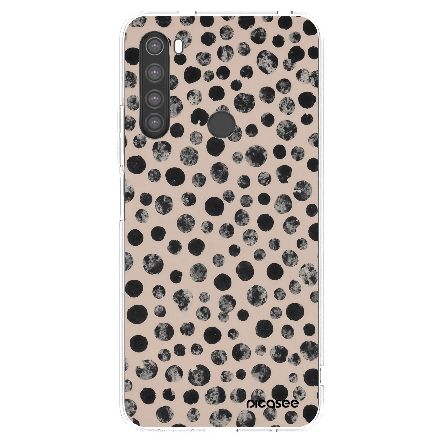 Picasee Xiaomi Redmi Note 8 Hülle - Transparentes Silikon - Dots