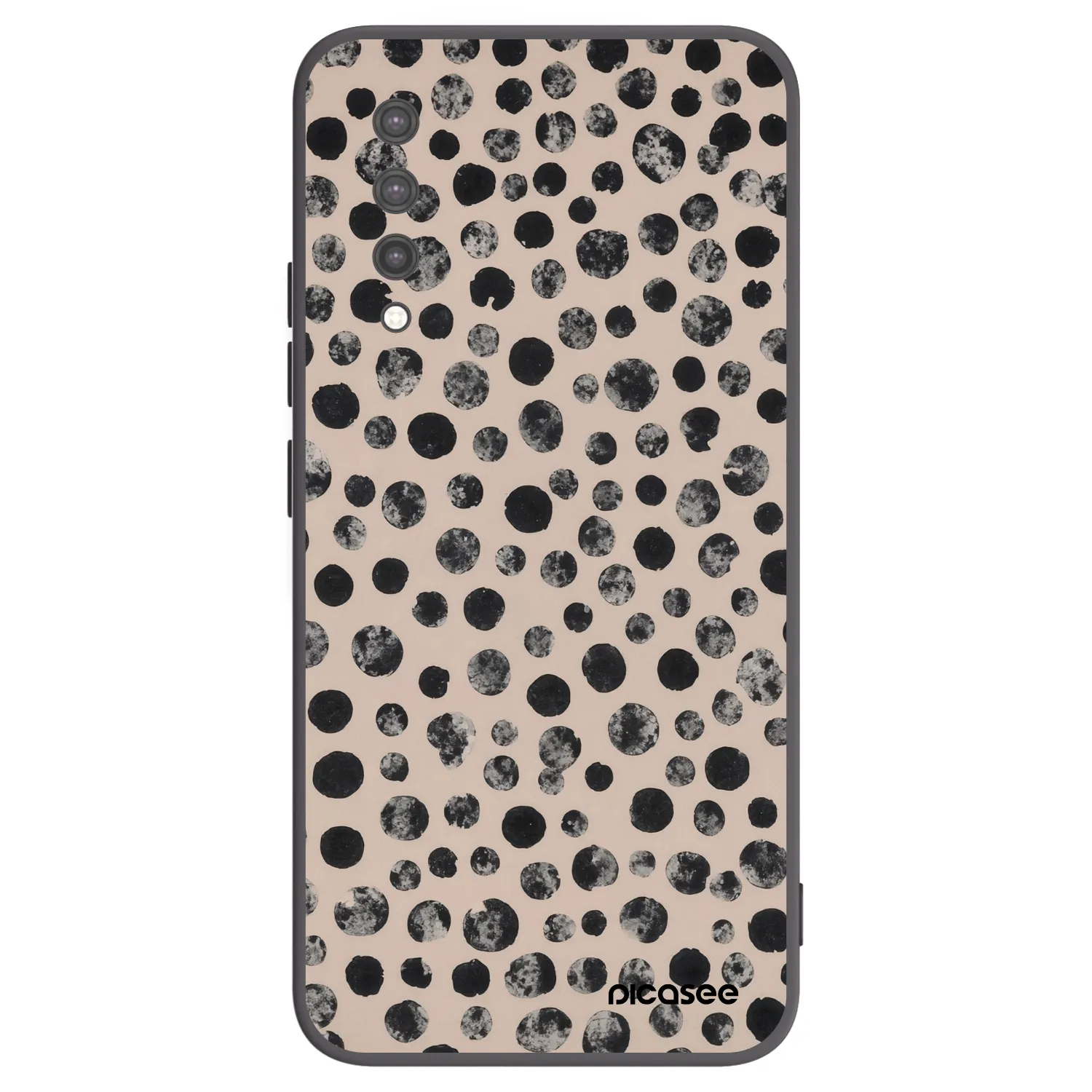 Picasee Xiaomi Mi 9 Lite Hülle - Schwarzes Silikon - Dots