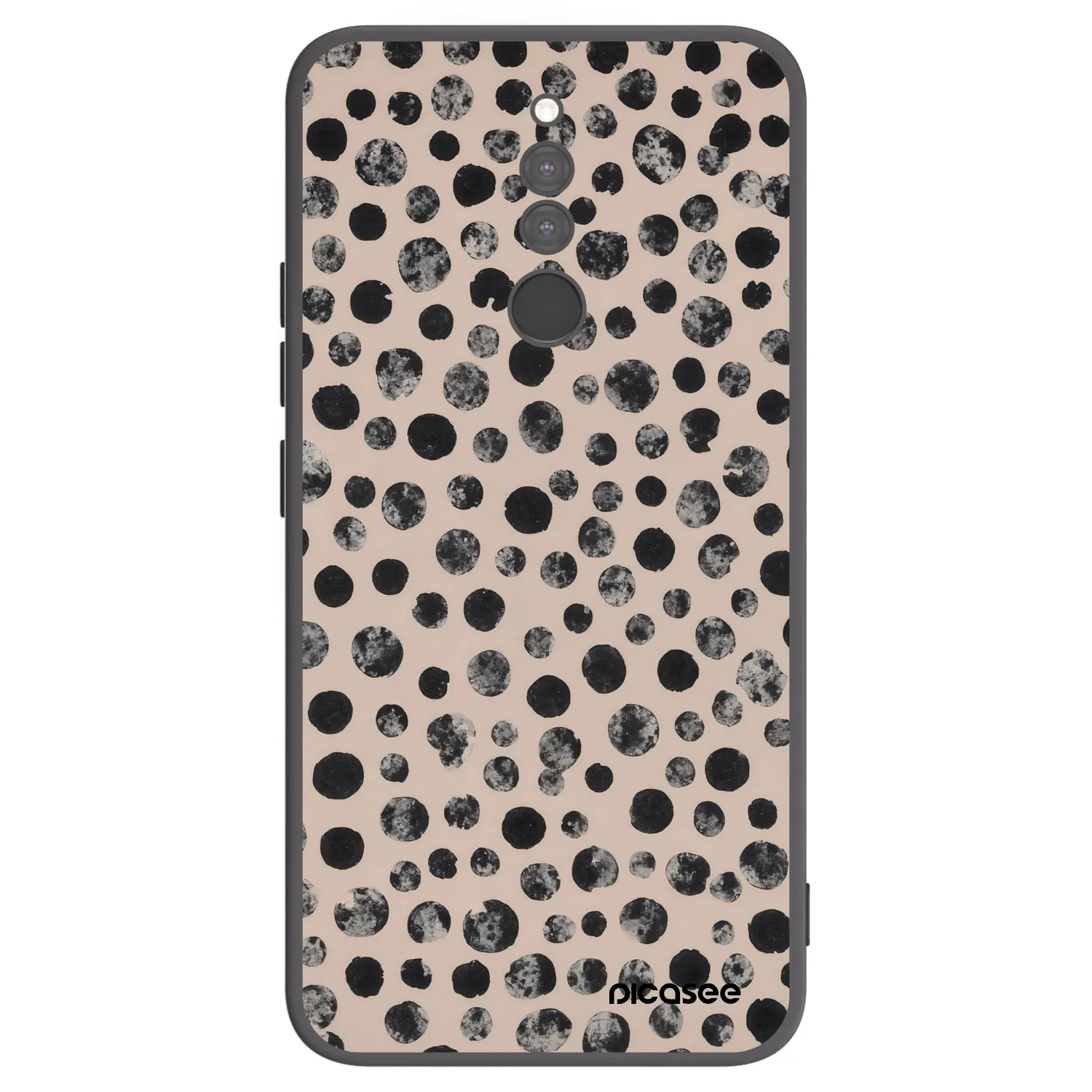 Picasee Xiaomi Redmi 8 Hülle - Schwarzes Silikon - Dots