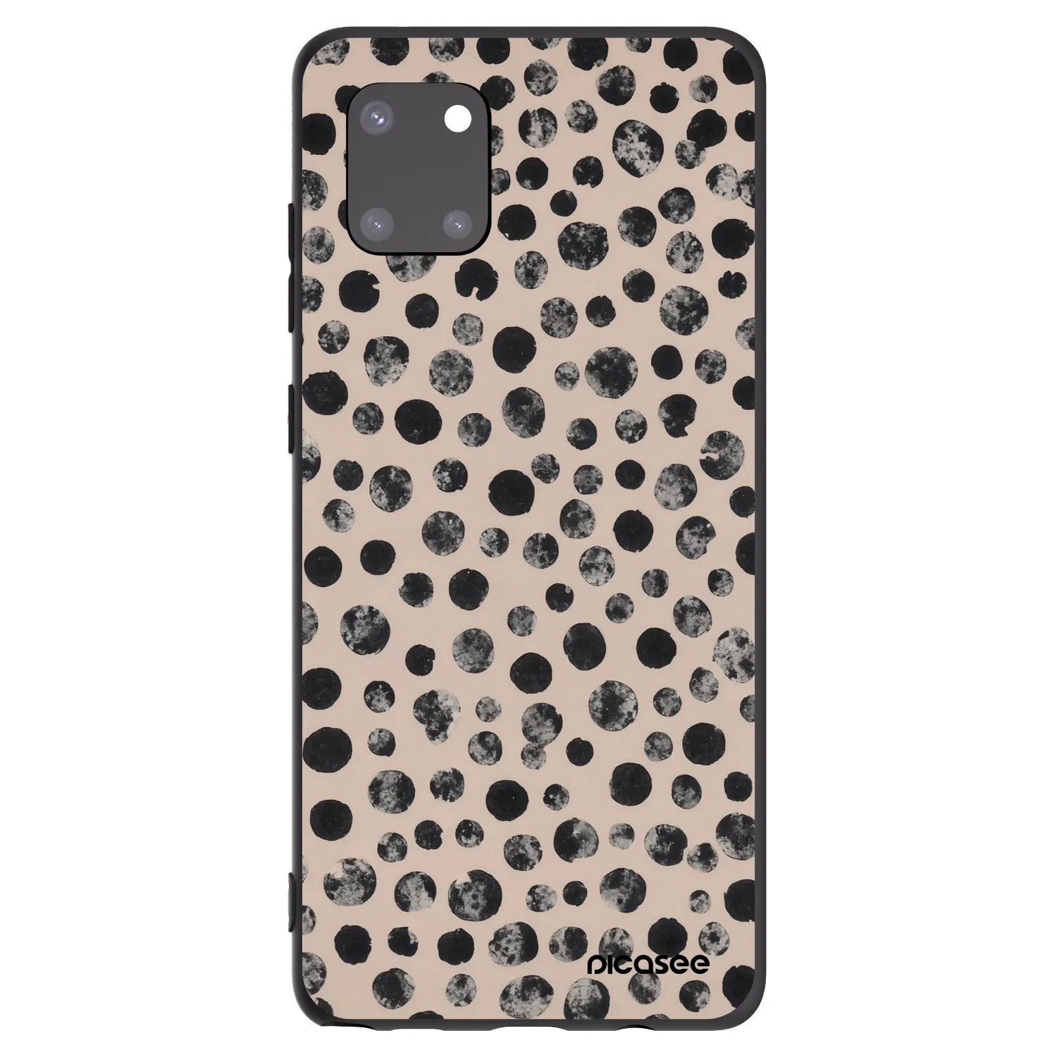 Picasee Samsung Galaxy Note 10 Lite N770F Hülle - Schwarzes Silikon - Dots