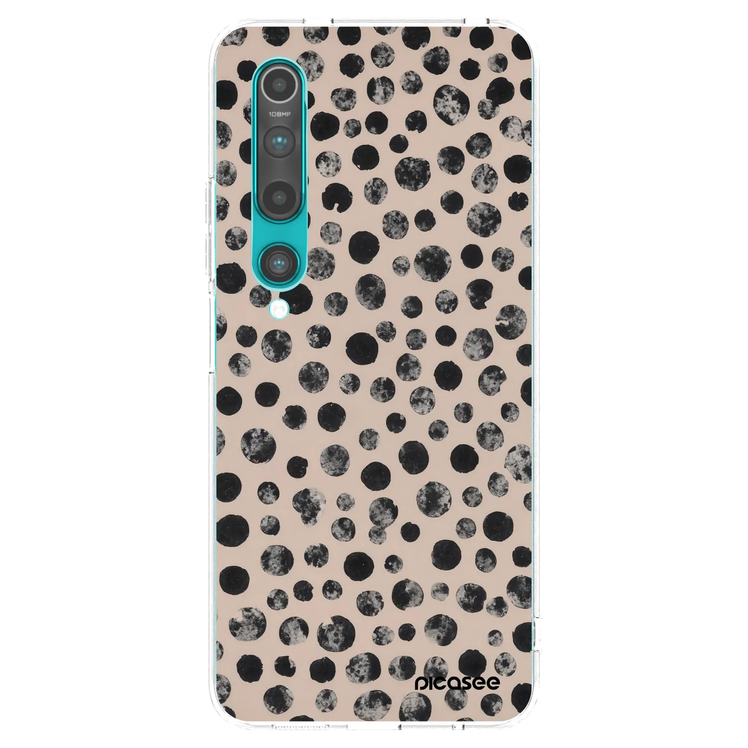 Picasee Xiaomi Mi 10 Hülle - Transparentes Silikon - Dots