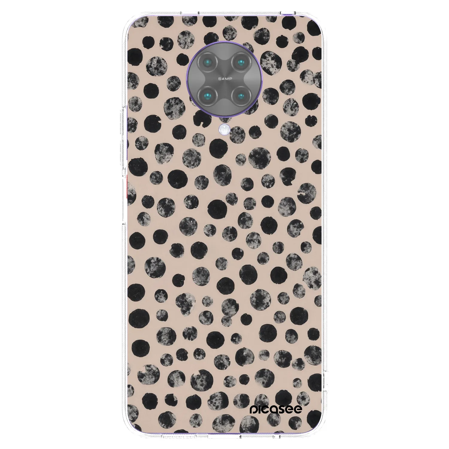 Picasee Xiaomi Poco F2 Pro Hülle - Transparentes Silikon - Dots
