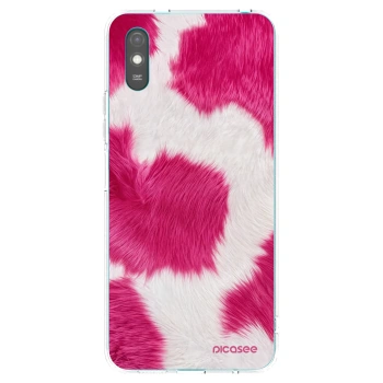 Picasee Xiaomi Redmi 9A Hülle - Transparentes Silikon - Pink Moo