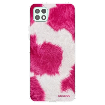 Picasee Samsung Galaxy A22 A226B 5G Hülle - Transparentes Silikon - Pink Moo