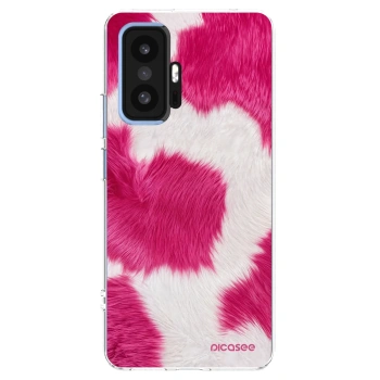 Picasee Xiaomi 11T Hülle - Transparentes Silikon - Pink Moo