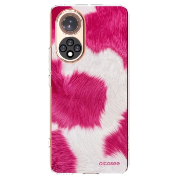 Picasee Honor 50 5G Hülle - Transparentes Silikon - Pink Moo