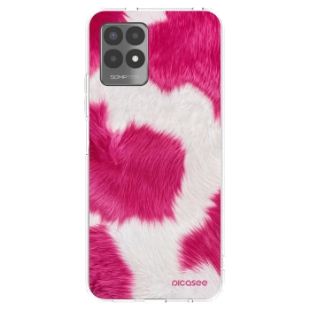 Picasee Realme 8i Hülle - Transparentes Silikon - Pink Moo