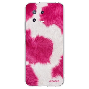 Picasee Xiaomi 13 Pro Hülle - Transparentes Silikon - Pink Moo