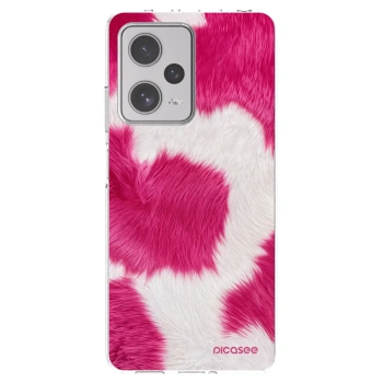 Picasee Xiaomi Redmi Note 12 Pro+ 5G Hülle - Transparentes Silikon - Pink Moo