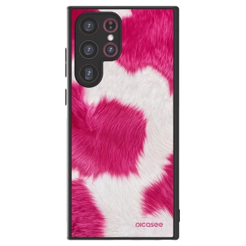 Picasee ULTIMATE CASE PowerShare für Samsung Galaxy S22 Ultra 5G - Pink Moo