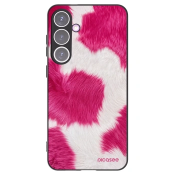 Picasee Samsung Galaxy S24+ S926B 5G Hülle - Schwarzes Silikon - Pink Moo