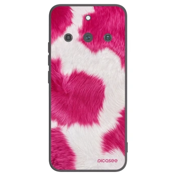 Picasee Realme 11 Pro+ Hülle - Schwarzes Silikon - Pink Moo