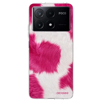 Picasee Xiaomi Poco X6 Pro Hülle - Transparentes Silikon - Pink Moo