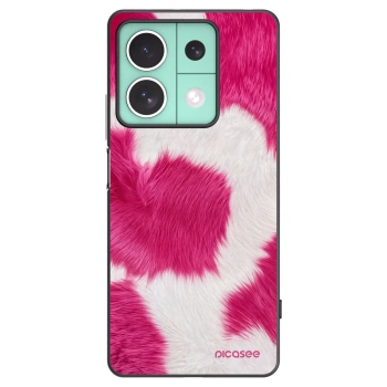 Picasee Xiaomi Redmi Note 13 5G Hülle - Schwarzes Silikon - Pink Moo