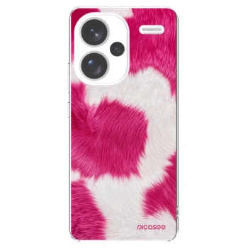 Picasee Xiaomi Redmi Note 13 Pro+ 5G Hülle - Transparentes Silikon - Pink Moo