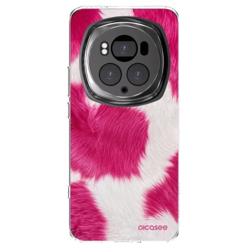 Picasee Honor Magic6 Pro Hülle - Transparentes Silikon - Pink Moo